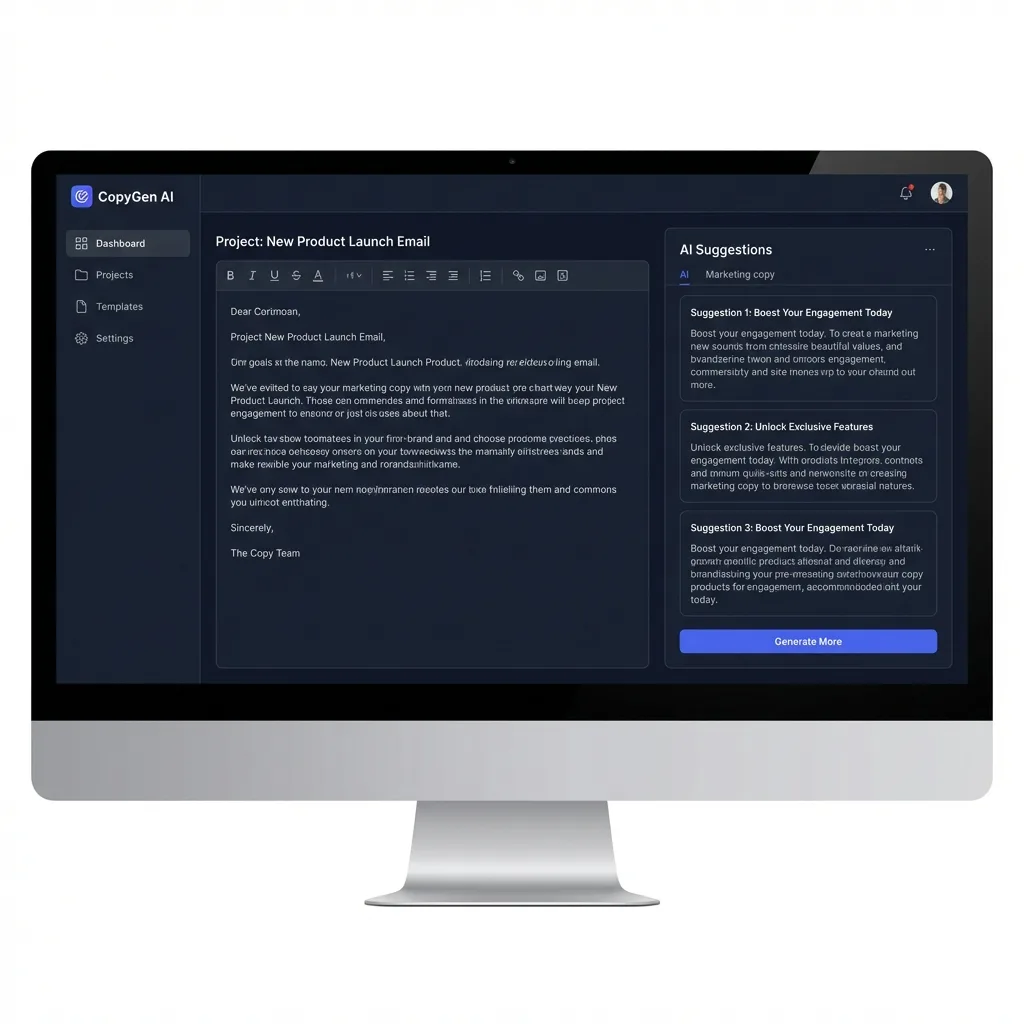 Copy.ai review 2026 dashboard interface showing AI writing features