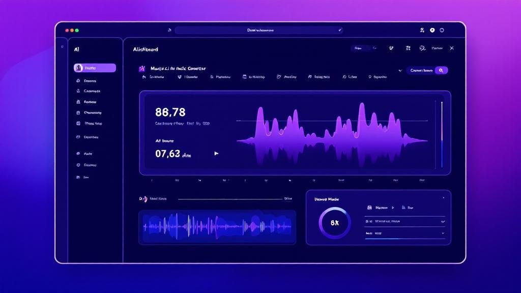 Best AI music generators 2026 dashboard interface