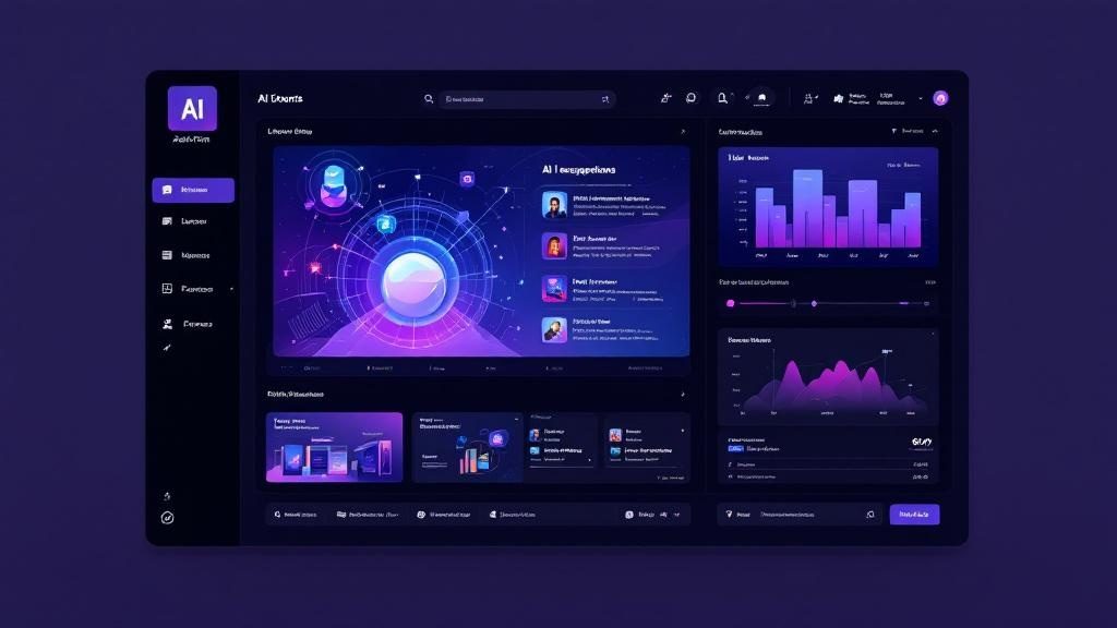 AI presentation tools dashboard interface showing smart slide design