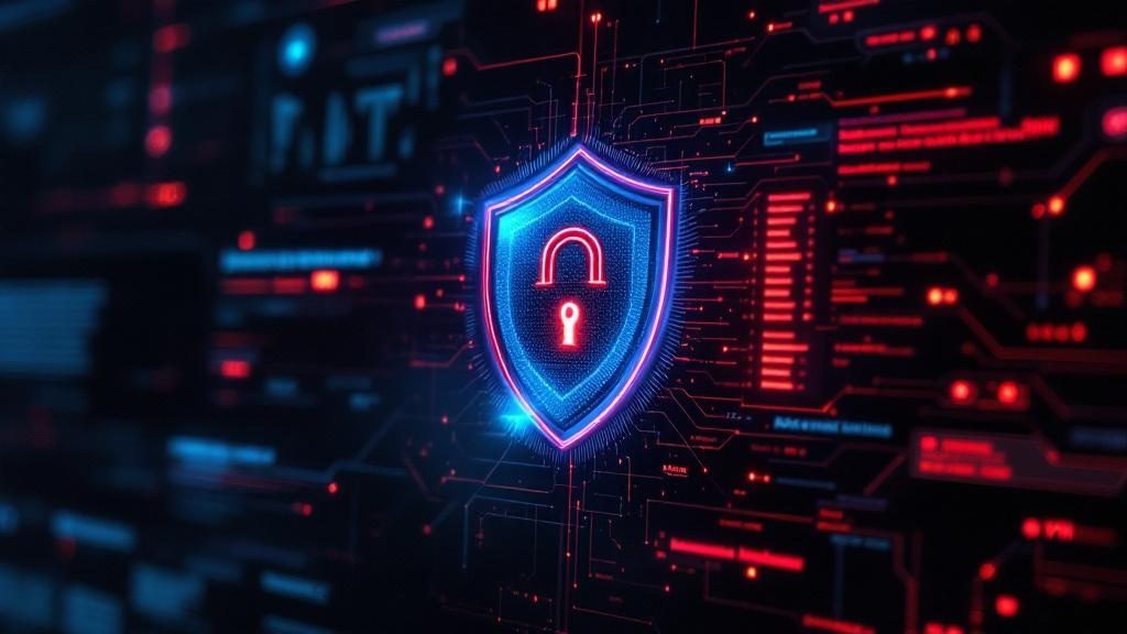 Best free VPN privacy risks and cybersecurity warning dashboard