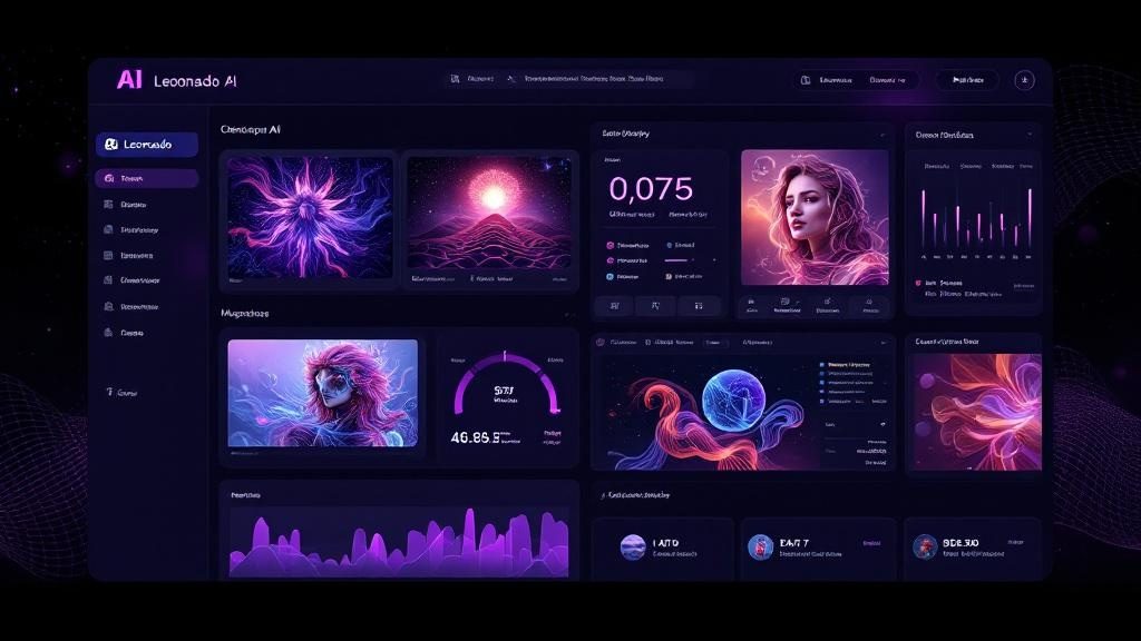 Leonardo AI review dashboard interface