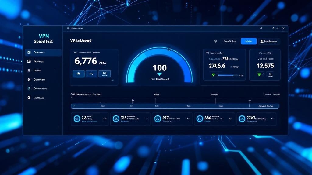 NordVPN review 2026 speed test results dashboard