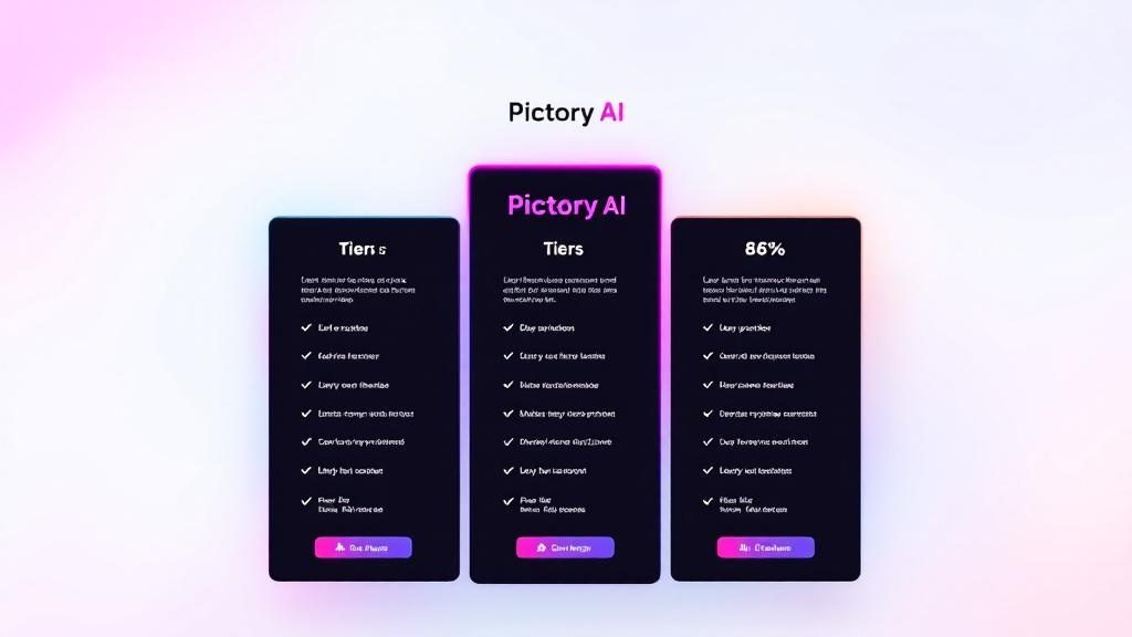 Pictory AI pricing plans comparison 2026